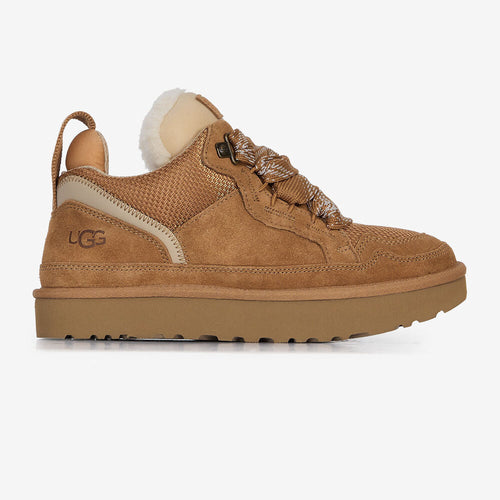 Suede Shearling Low Baskets - Chestnut Edition
